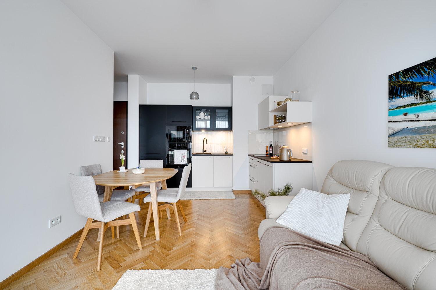An eclectic style apartment - a comfortable package